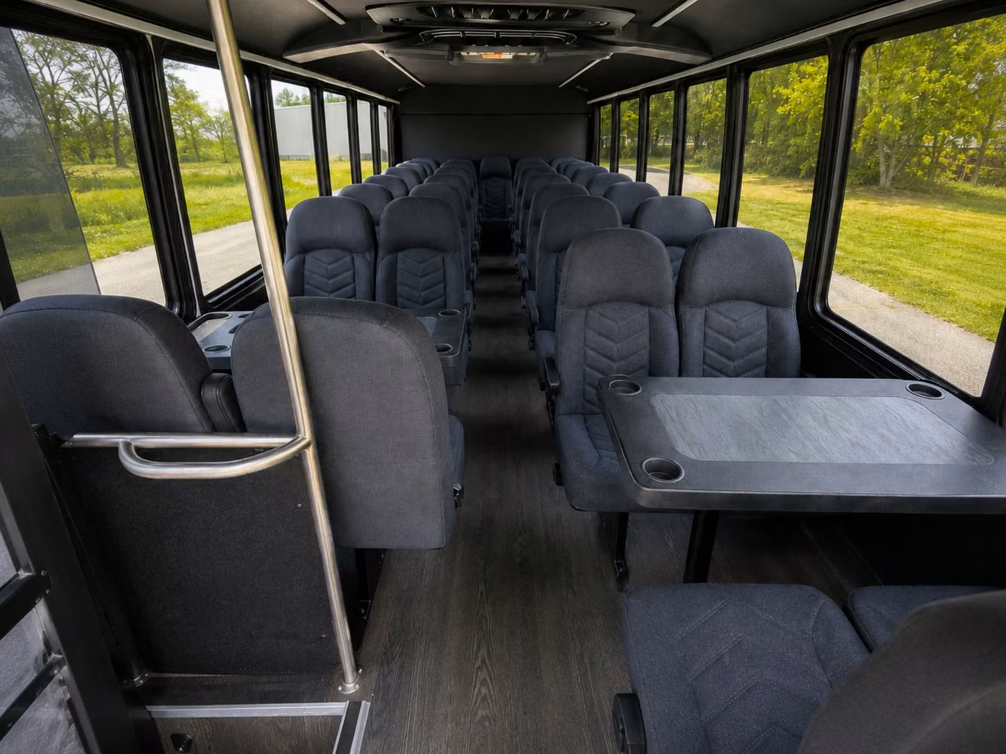 15 passenger minibus inside