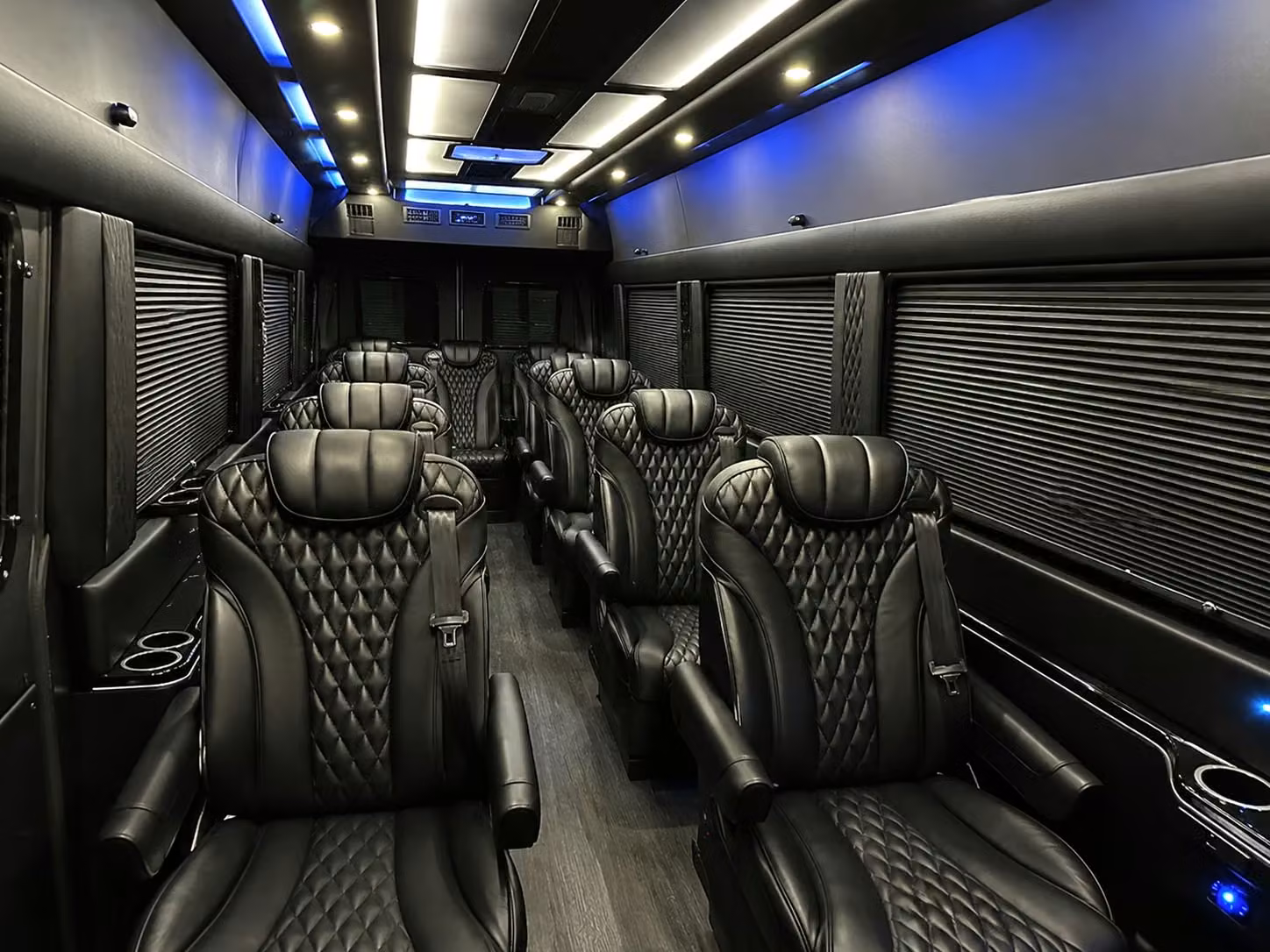sprinter van with driver inside
