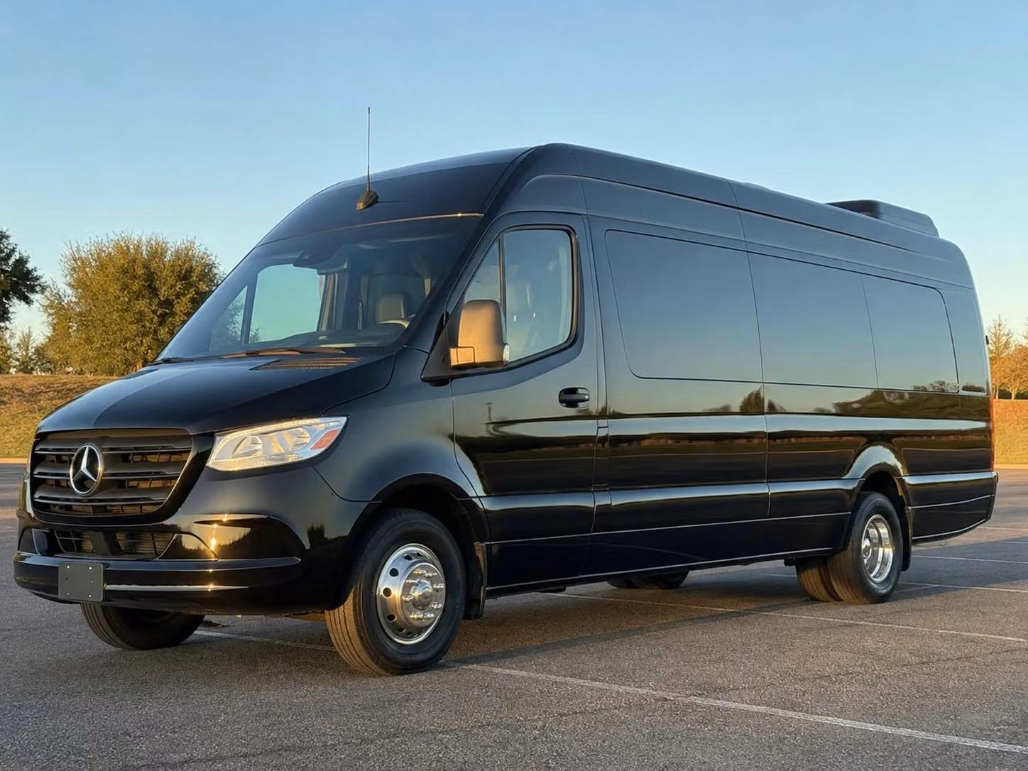sprinter van with driver
